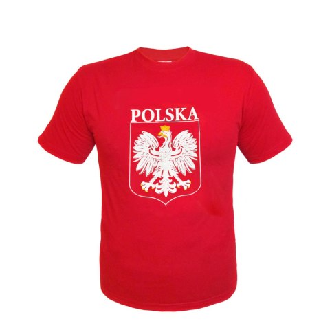 Koszulka z nadrukiem "Biało-Czerwoni" czerwona - rozmiar XXL Koszulka z nadrukiem "Biało-Czerwoni" czerwona - rozmiar XXL