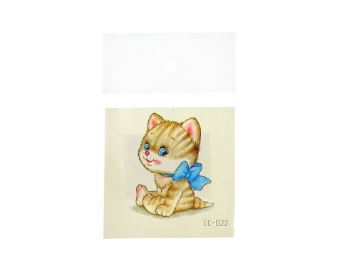 Zestaw tatuaży 12szt. KOTKI 6 x 6cm Zestaw tatuaży 12szt. KOTKI 6 x 6cm