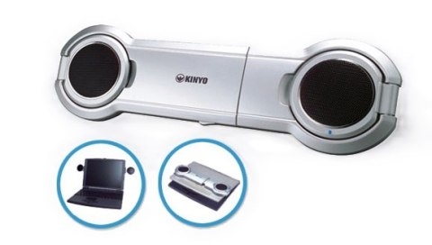 Głośniki do komputera laptopa USB KINYO NB-100 Głośniki do komputera laptopa USB KINYO NB-100