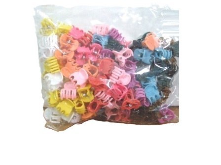 Łapacz do włosów mini 100szt. mix kolor Łapacz do włosów mini 100szt. mix kolor