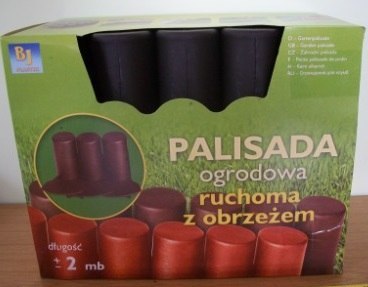 Palisada ogrodowa 215cm 2mb Palisada ogrodowa 215cm 2mb