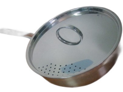 Patelnia rondel stal z pokrywką grube dno 24cm 2,8l CONSUS | 007M Patelnia rondel stal z pokrywką grube dno 24cm 2,8l CONSUS | 007M
