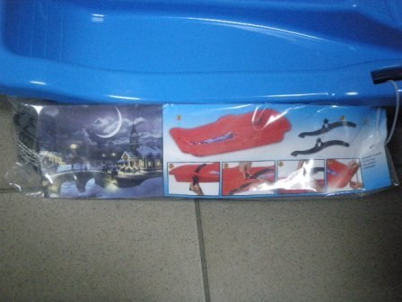 Sanki plastik + hamulec i sznurek KAROL Sanki plastik + hamulec i sznurek KAROL
