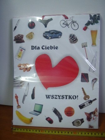 Torebki papierowe serca-10szt 28x35 roz5 Torebki papierowe serca-10szt 28x35 roz5