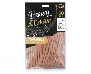 Balony do modelowania Beauty&Charm platynowe różowo-złote 50 szt. KK CB-MLGRZ Balony do modelowania Beauty&Charm platynowe różowo-złote 50 szt. KK CB-MLGRZ