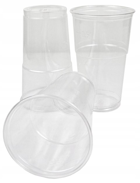 Kubek 500ml przezroczysty 50szt. 06-031-0500050 Kubek 500ml przezroczysty 50szt. 06-031-0500050