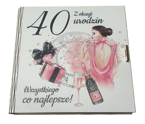 Pudełko na pieniądze 16 x 16cm kwadratowa 40-stka kolor ELEGANT PANI 3308-EPI40 Pudełko na pieniądze 16 x 16cm kwadratowa 40-stka kolor ELEGANT PANI 3308-EPI40