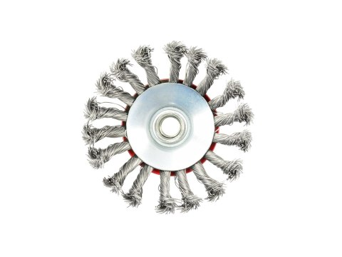Szczotka druciana boczna pleciona 115mm M14 G00606 Szczotka druciana boczna pleciona 115mm M14 G00606