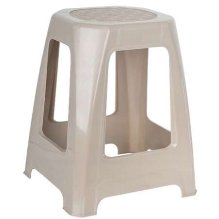 Taboret krzesło stołek Rattan Brązowy do 90 kg Taboret krzesło stołek Rattan Brązowy do 90 kg