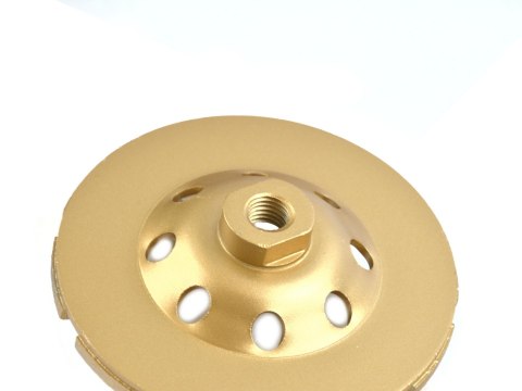 Tarcza diamentowa segmentowa duble do szlifowania betonu 125mm M14 Heidmann Tarcza diamentowa segmentowa duble do szlifowania betonu 125mm M14 Heidmann