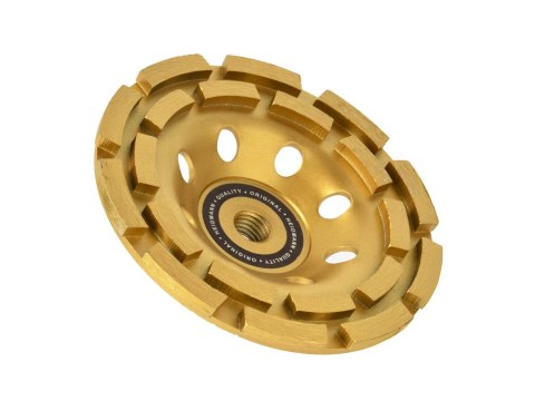 Tarcza diamentowa segmentowa duble do szlifowania betonu 125mm M14 Heidmann Tarcza diamentowa segmentowa duble do szlifowania betonu 125mm M14 Heidmann