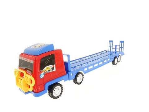 Auto z lawetą i 2 pojazdami budowlanymi z napędem 45 x 13 x 8cm Auto z lawetą i 2 pojazdami budowlanymi z napędem 45 x 13 x 8cm