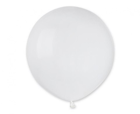 Balony G19 pastel 19" - White 001 / 25 szt. Balony G19 pastel 19" - White 001 / 25 szt.