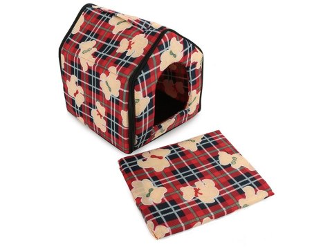 Buda domek legowisko dla psa kota budka kojec 32 x 30 x 34cm Buda domek legowisko dla psa kota budka kojec 32 x 30 x 34cm
