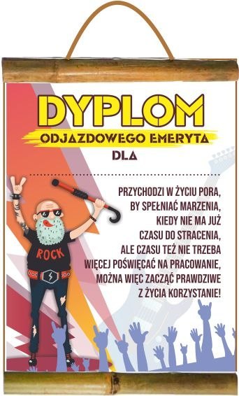 Dyplom ODJAZDOWEGO EMERYTA D255 Dyplom ODJAZDOWEGO EMERYTA D255