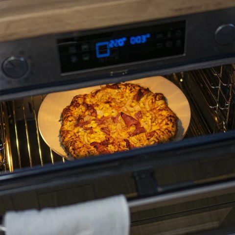 Kamień do pizzy okrągły, wykonany z kordierytu, średnica 33 cm Kamień do pizzy okrągły, wykonany z kordierytu, średnica 33 cm