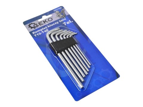 Kpl. kluczy torx T10-T40 7el. Kpl. kluczy torx T10-T40 7el.