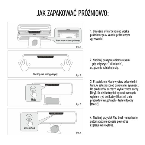 Zgrzewarka próżniowa - wielofunkcyjna czarna | 320623 Zgrzewarka próżniowa - wielofunkcyjna czarna | 320623