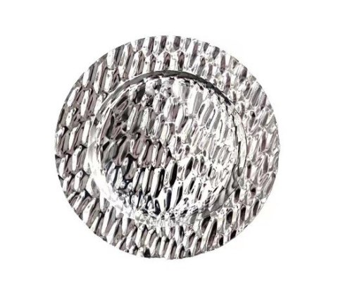 Podtalerz patera dekoracyjna 33cm SREBRNA NT7380 Podtalerz patera dekoracyjna 33cm SREBRNA NT7380