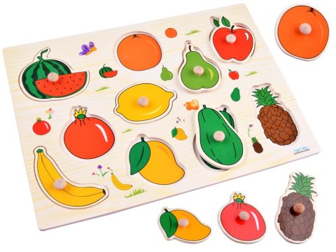 Puzzle drewniane OWOCE układanka 10 elementów ZA4722 Puzzle drewniane OWOCE układanka 10 elementów ZA4722