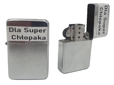 Zapalniczka benzyna dla Super Chłopaka Zapalniczka benzyna dla Super Chłopaka