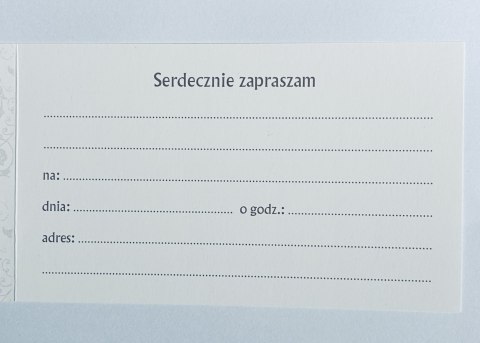 Zaproszenia 10szt ''18-NASTKA'' Zaproszenia 10szt ''18-NASTKA''