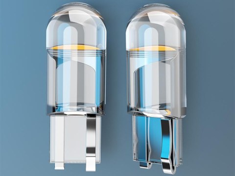 Żarówki samochodowe led w5w t10 biała krystaliczna ledowa 2 szt komplet 10092 Żarówki samochodowe led w5w t10 biała krystaliczna ledowa 2 szt komplet 10092
