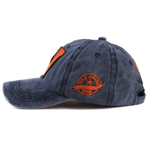 Czapka z daszkiem bejsbolówka W jeans Czapka z daszkiem bejsbolówka W jeans