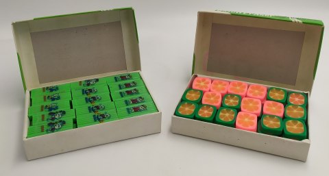 Gumki szkolne 50-100szt. - 2 wzory Gumki szkolne 50-100szt. - 2 wzory