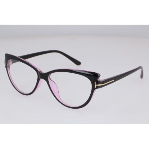 Okulary damskie zerówki kocie oczy Okulary damskie zerówki kocie oczy