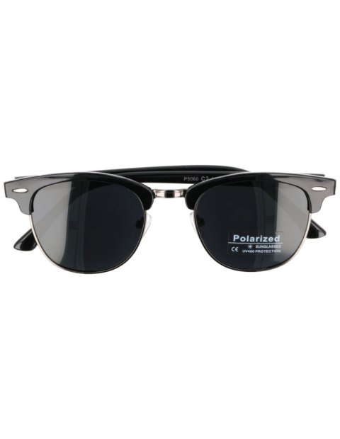 Okulary polaryzacyjne clubmaster czarne Okulary polaryzacyjne clubmaster czarne
