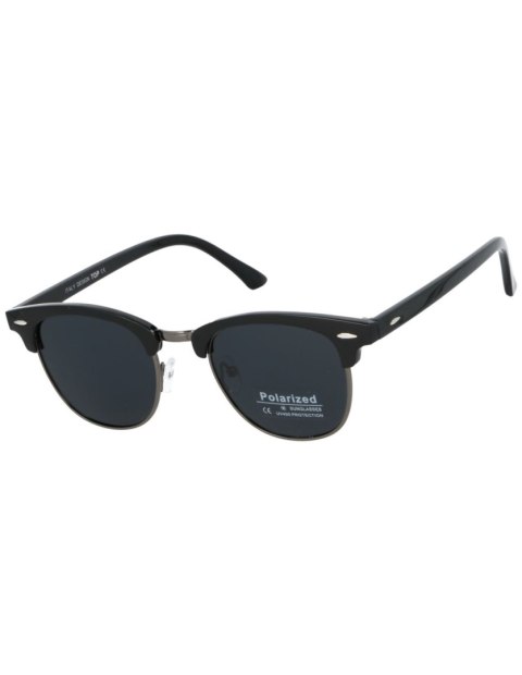 Okulary polaryzacyjne clubmaster czarne Okulary polaryzacyjne clubmaster czarne