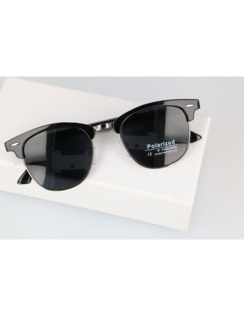 Okulary polaryzacyjne clubmaster czarne Okulary polaryzacyjne clubmaster czarne