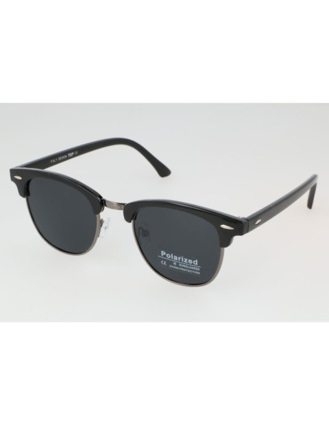 Okulary polaryzacyjne clubmaster czarne Okulary polaryzacyjne clubmaster czarne