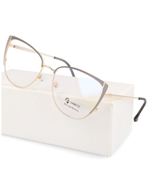 Okulary zerówki damskie do komputera blue light Okulary zerówki damskie do komputera blue light