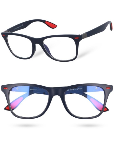 Okulary zerówki męskie bluelight Okulary zerówki męskie bluelight
