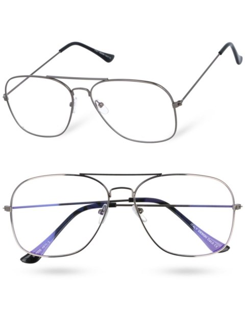Okulary zerówki filtrem do komputera pilotki bluelight Okulary zerówki filtrem do komputera pilotki bluelight