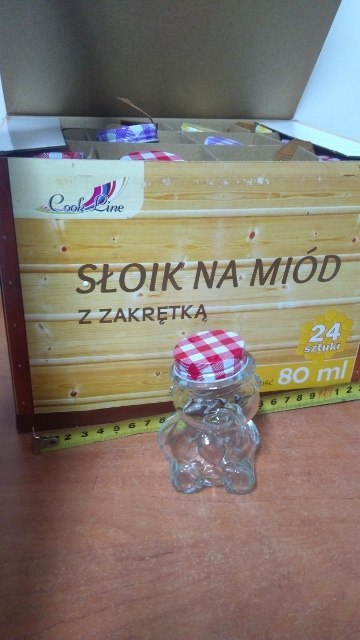 Słoik 80ml MIŚ 24szt. | DAN3474 Słoik 80ml MIŚ 24szt. | DAN3474