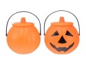 Wiaderko halloween pojemnik dynia na cukierki duże kociołek na słodycze 26145