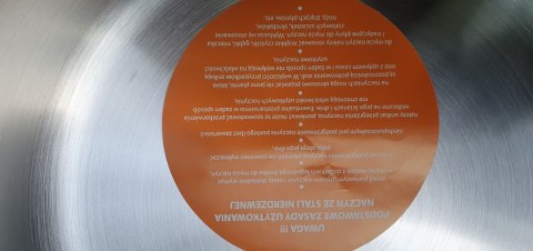 Patelnia rondel stal z pokrywką grube dno 24cm 2,8l CONSUS | 007M Patelnia rondel stal z pokrywką grube dno 24cm 2,8l CONSUS | 007M
