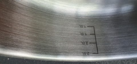 Patelnia rondel stal z pokrywką grube dno 24cm 2,8l CONSUS | 007M Patelnia rondel stal z pokrywką grube dno 24cm 2,8l CONSUS | 007M