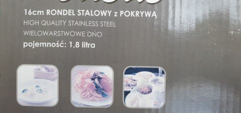 Rondel stalowy 1,8l wysoki z podziałką Consus Rondel stalowy 1,8l wysoki z podziałką Consus