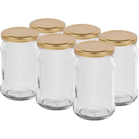 Słoiki z nakrętką 6szt. 300ml | 132303 Słoiki z nakrętką 6szt. 300ml | 132303
