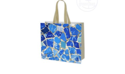 Torba na zakupy laminowana GAUDI duża 40x35x18cm Torba na zakupy laminowana GAUDI duża 40x35x18cm