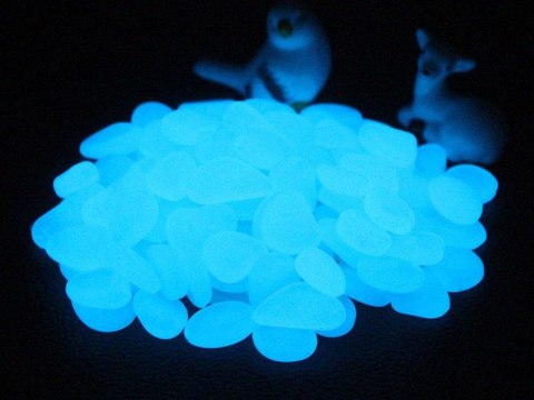 Kamyki kamienie świecące fluorescencyjne 100szt. | 01467_B Kamyki kamienie świecące fluorescencyjne 100szt. | 01467_B