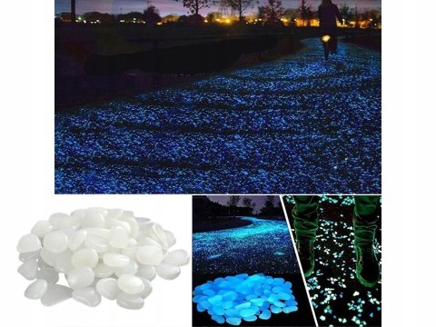 Kamyki kamienie świecące fluorescencyjne 100szt. | 01467_B Kamyki kamienie świecące fluorescencyjne 100szt. | 01467_B