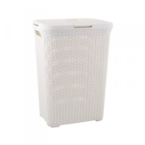 Kosz na bieliznę RATTAN 60l kremowy Kosz na bieliznę RATTAN 60l kremowy