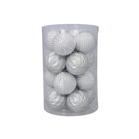 Kpl. 16 bomek 4 cm w tubie CZERWONY / ZŁOTY / SREBRNY mix Kpl. 16 bomek 4 cm w tubie CZERWONY / ZŁOTY / SREBRNY mix