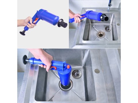 Pistolet do udrażniania rur przepychacz wc kret Pistolet do udrażniania rur przepychacz wc kret