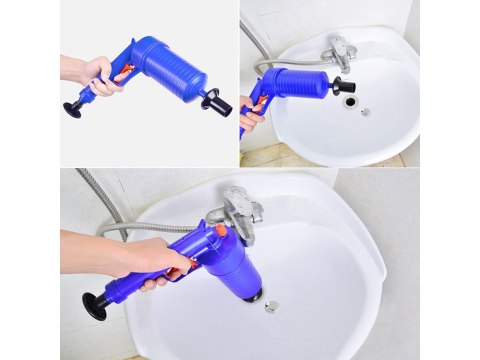 Pistolet do udrażniania rur przepychacz wc kret Pistolet do udrażniania rur przepychacz wc kret